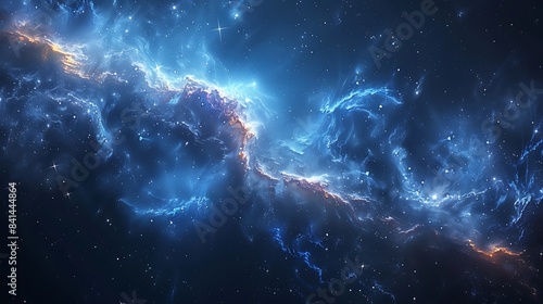   Abstract galaxy with swirling stars and nebulae --s 750 Image  1  BAN ME 