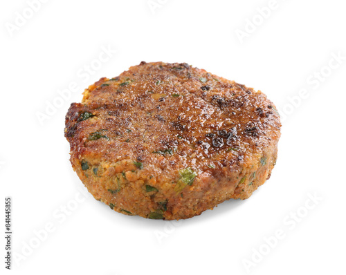 Wallpaper Mural Tasty fried vegetarian cutlet isolated on white Torontodigital.ca