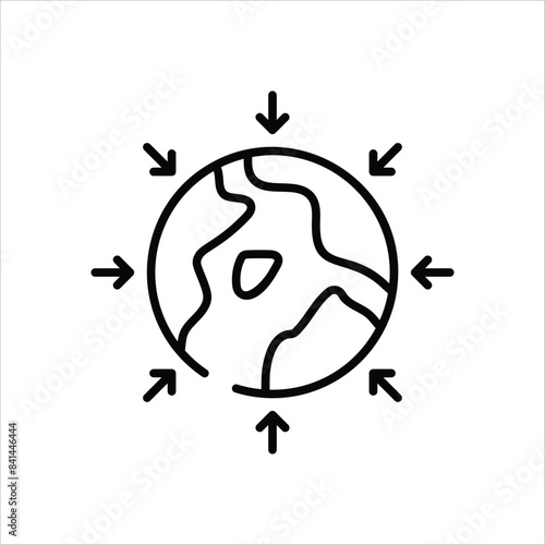 Gravity  vector icon