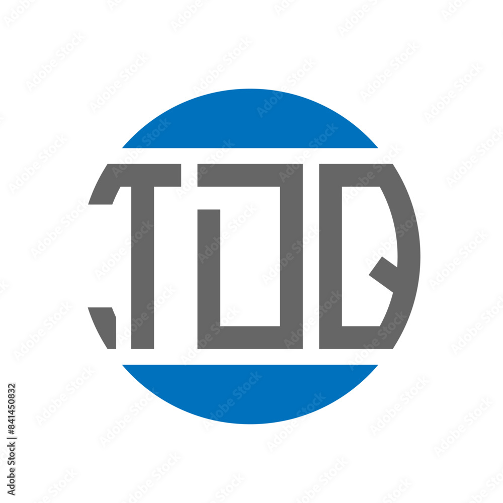 TDQ letter logo design on white background. TDQ creative initials circle logo concept. TDQ letter design. TDQ letter logo design on white background. TDQ creative initials circle logo concept. TDQ letter design.