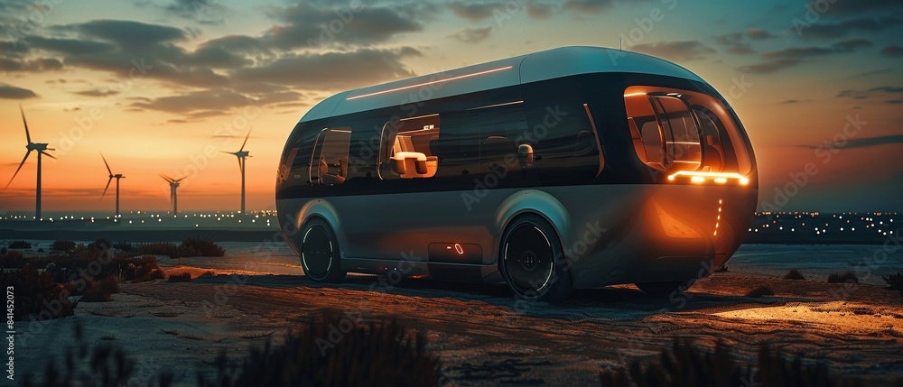 I Rv Advanced RV with a selfdriving system, retractable smart furniture, and ...