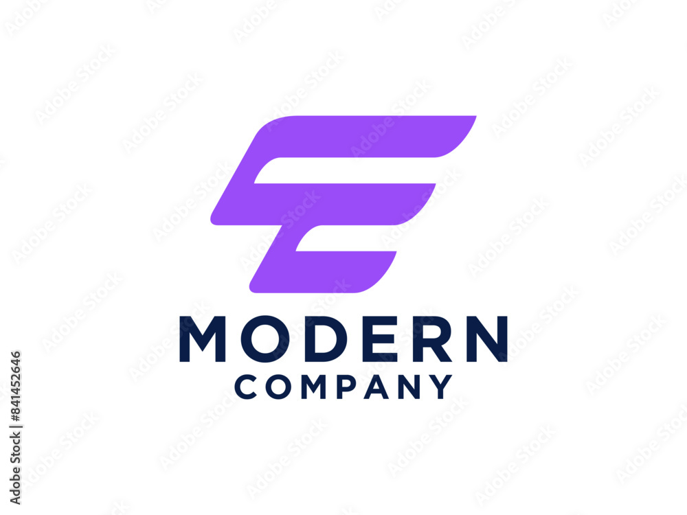 Initial letters E Monogram logo template. Initial letters E Monogram logo template.