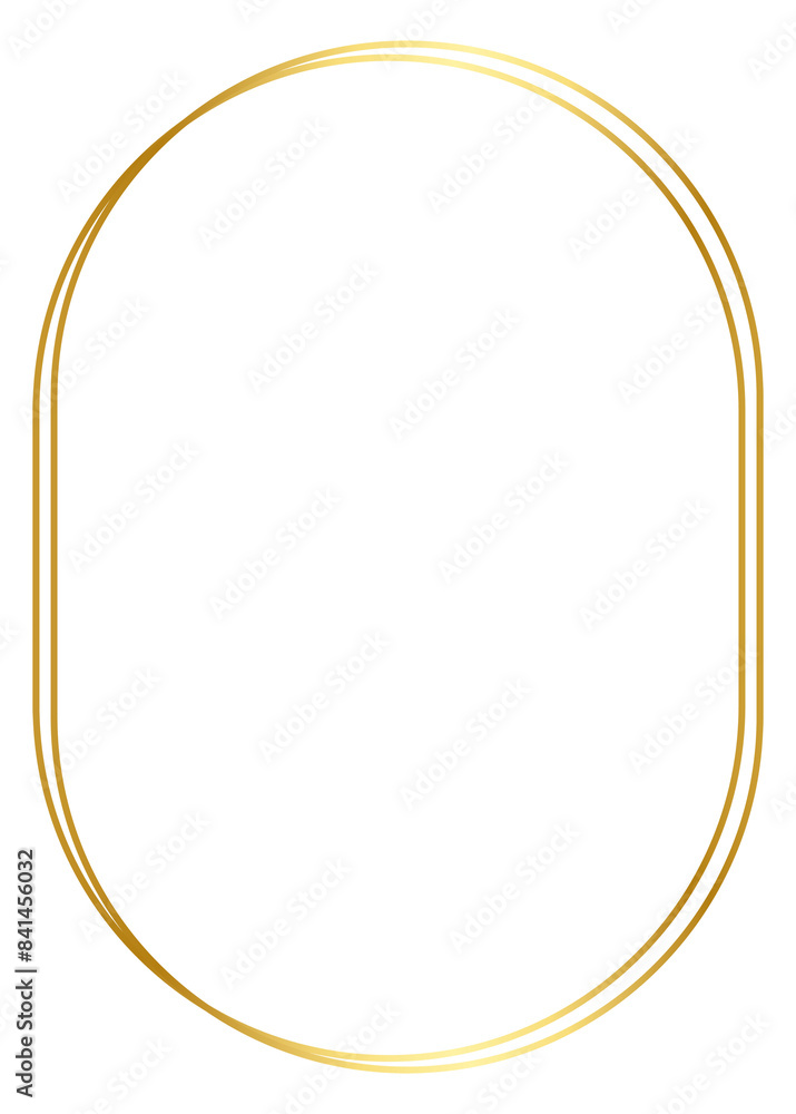 Oval gold frame png geometric shape, transparent background Oval gold frame png geometric shape, transparent background