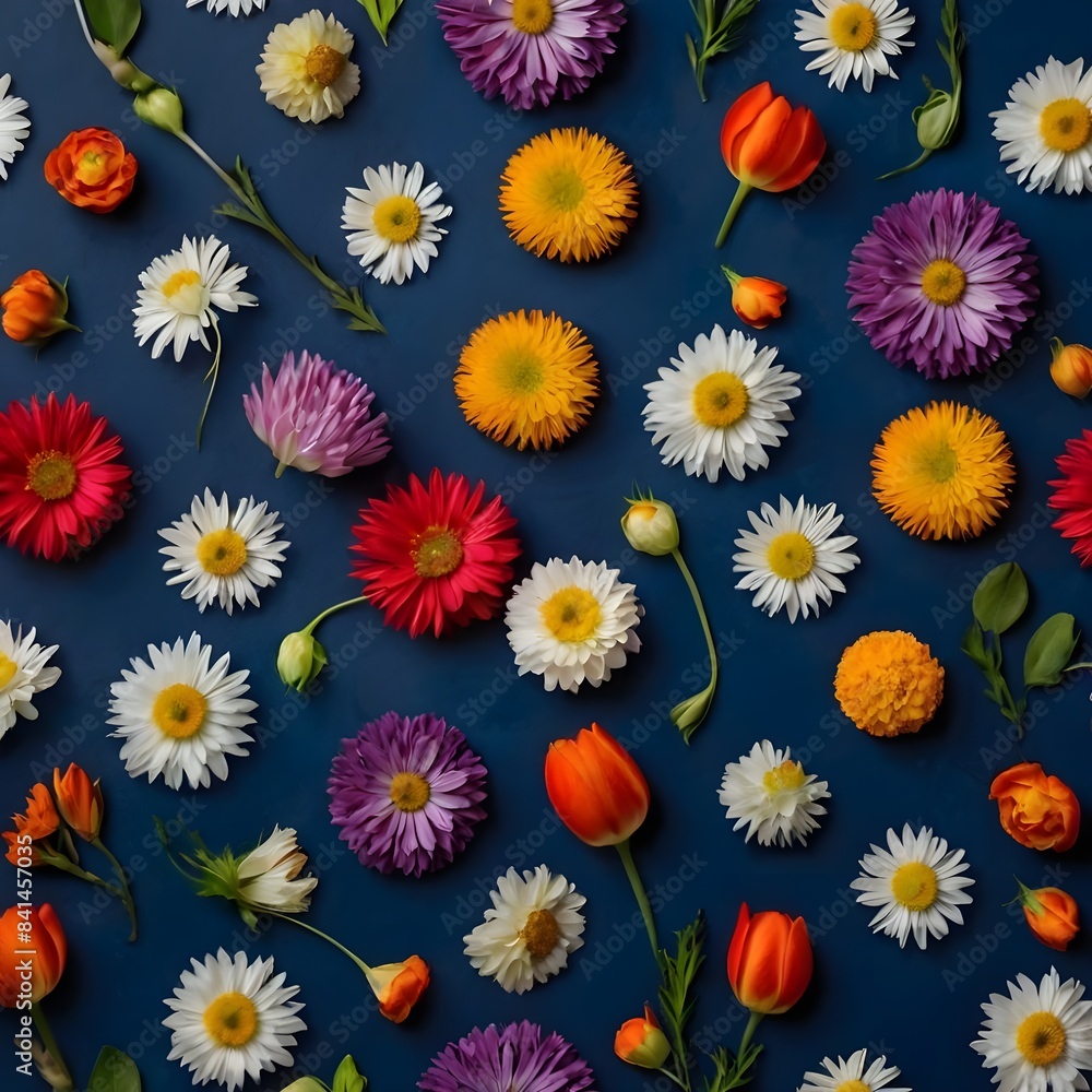 seamless pattern with flowers seamless pattern with flowers