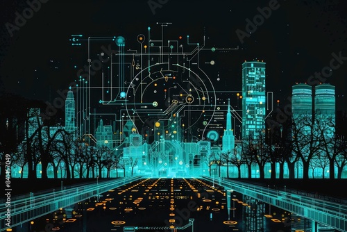 Wallpaper Mural  Smartwatch interface Torontodigital.ca