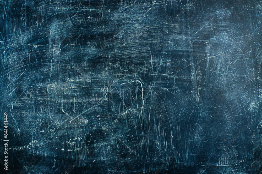 a dark blue chalkboard serves as a textured background, with traces of erasing creating an interesting pattern a dark blue chalkboard serves as a textured background, with traces of erasing creating an interesting pattern