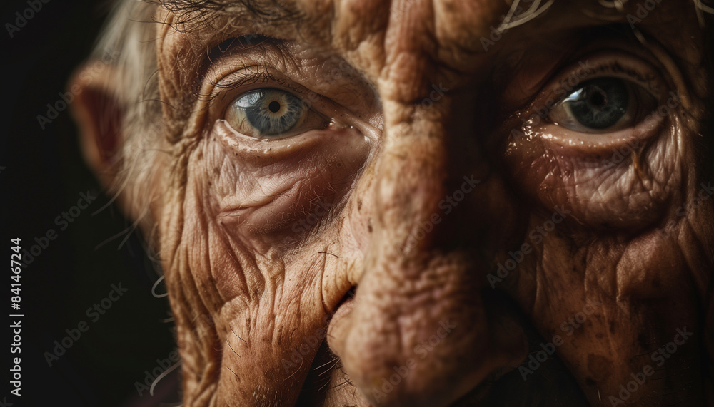 A close-up portrait of an elderly man with deep wrinkles, reflecting wisdom, portrait, elderly, wisdom A close-up portrait of an elderly man with deep wrinkles, reflecting wisdom, portrait, elderly, wisdom