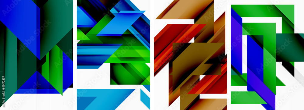 Triangle wallpaper or poster background design Triangle wallpaper or poster background design