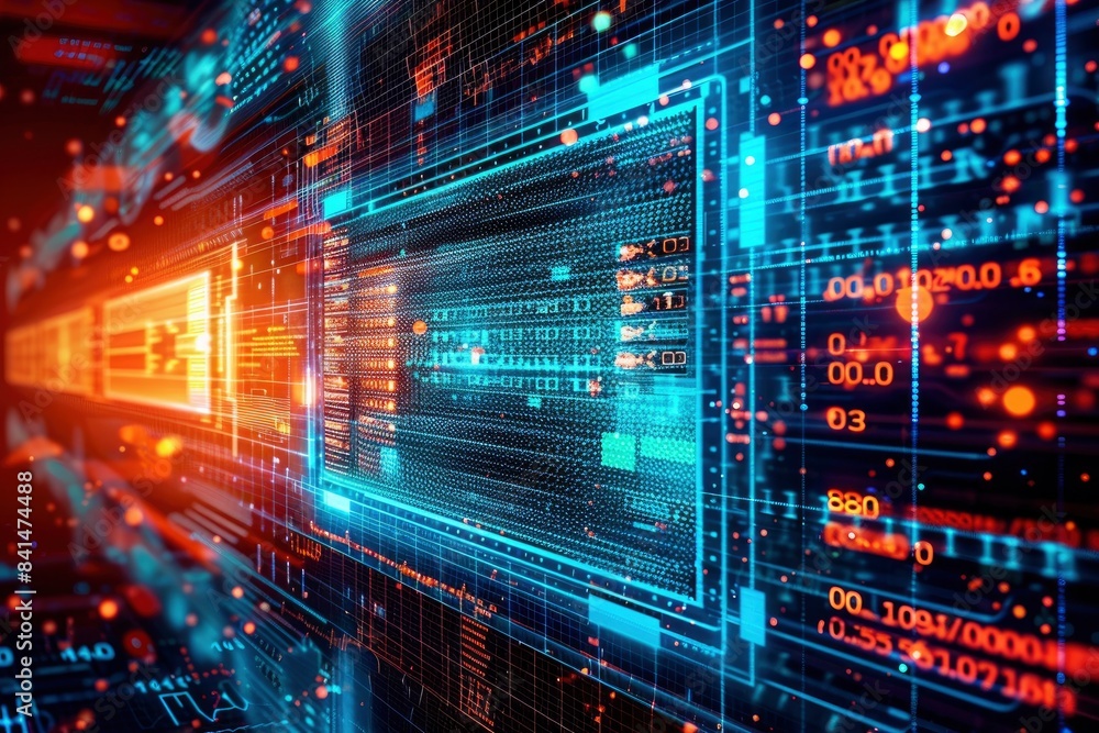 Obraz premium Telemedicine consultation interface