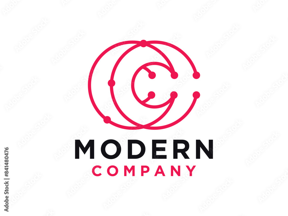 Letter C Minimalism logo design. Letter C Minimalism logo design.