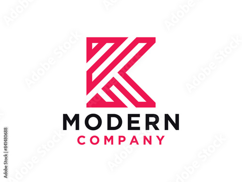 Free Download Letter K logo design template. - GFXLoad