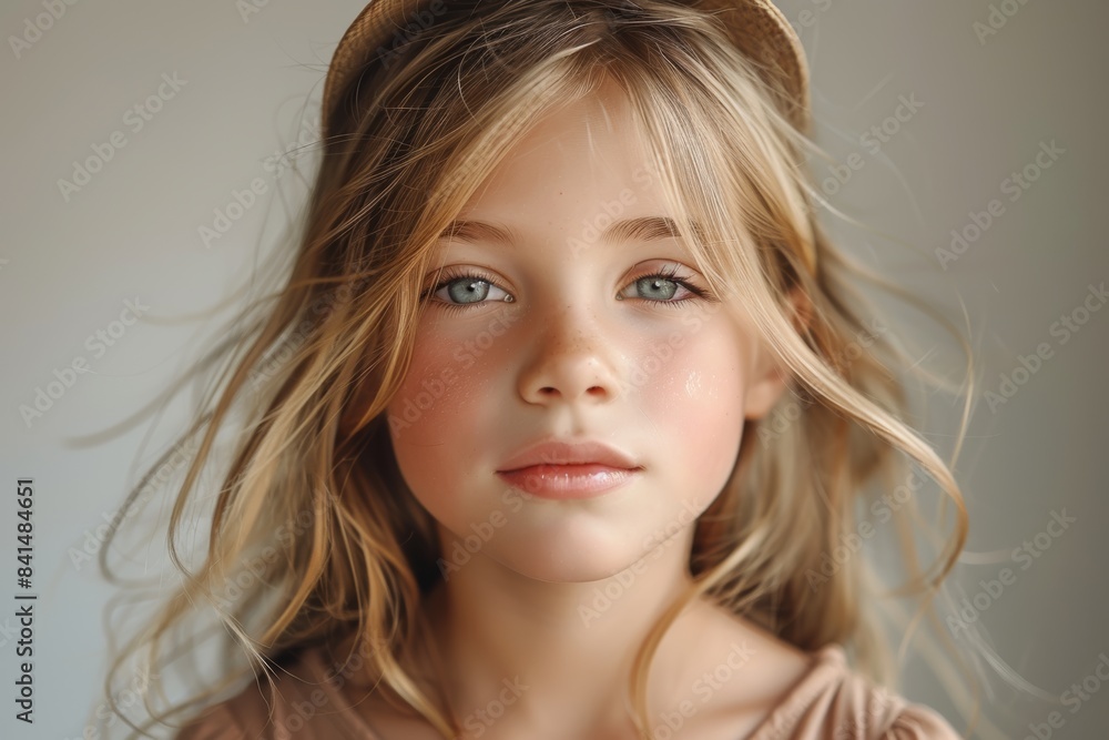 portrait of a little girl portrait of a little girl