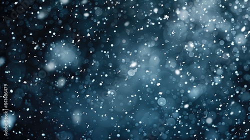 Wallpaper Mural Snow falling on a dark background at night Torontodigital.ca