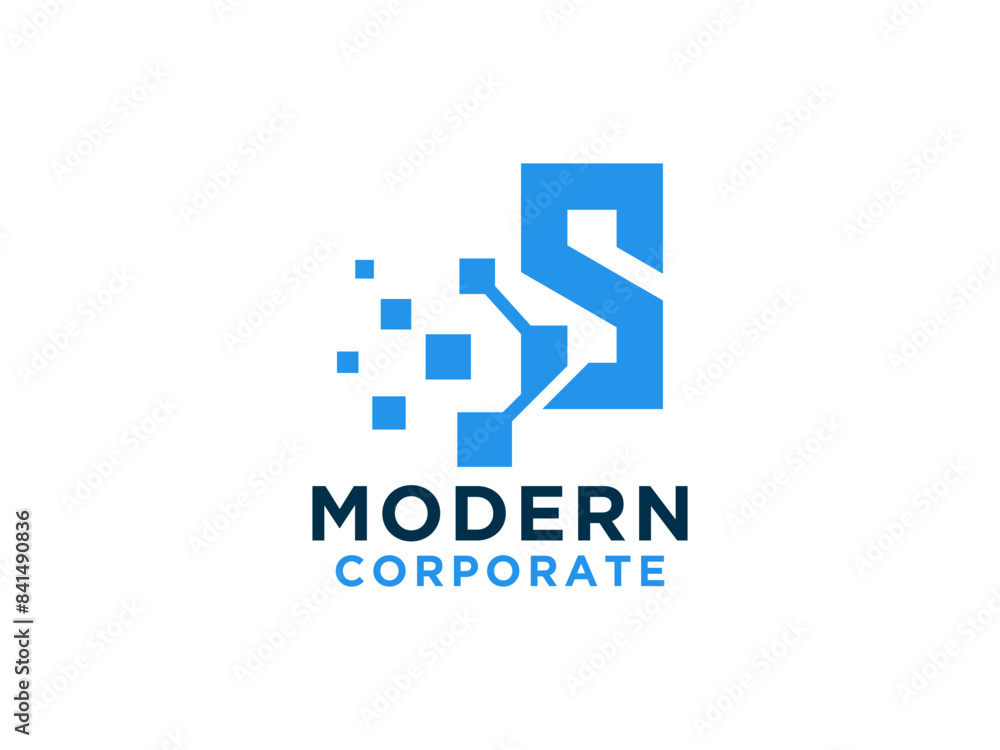 Letter S logo design template. Letter S logo design template.