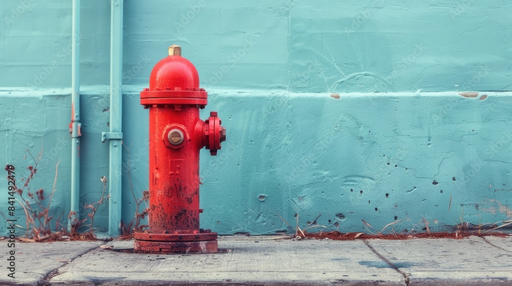 Standing Guard: A City Sidewalk's Red Fire Hydrant Sentinel
Standing Guard: A City Sidewalk's Red Fire Hydrant Sentinel