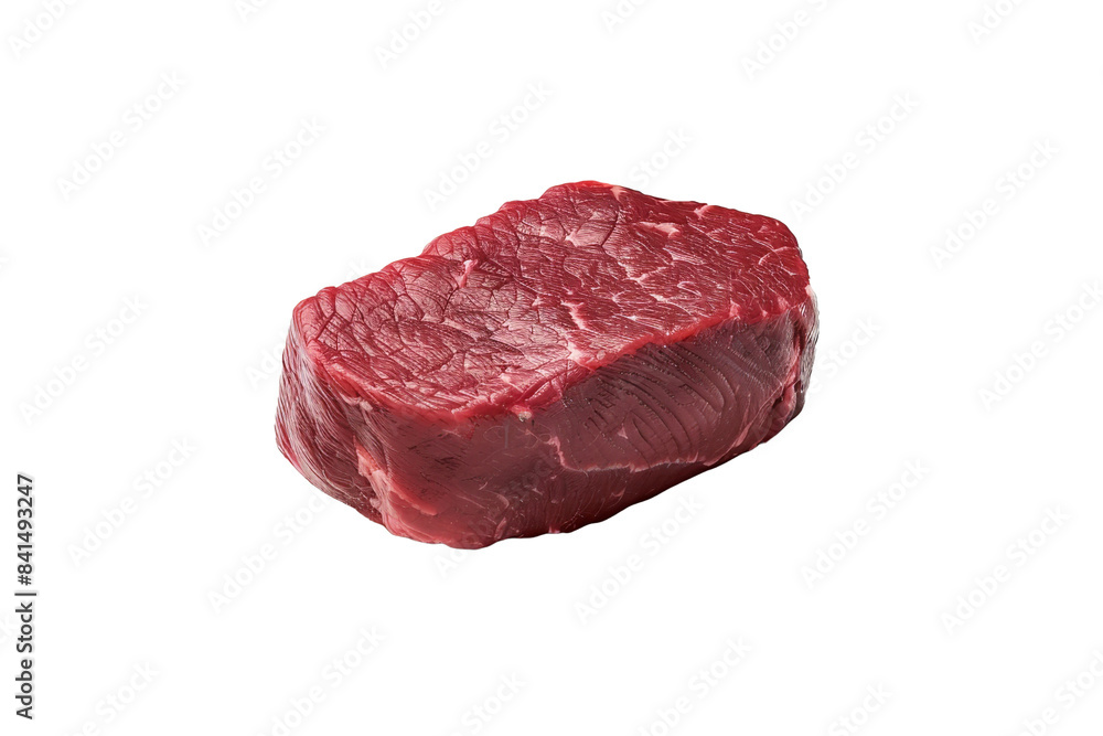 Raw beef steak isolated on transparent background Raw beef steak isolated on transparent background