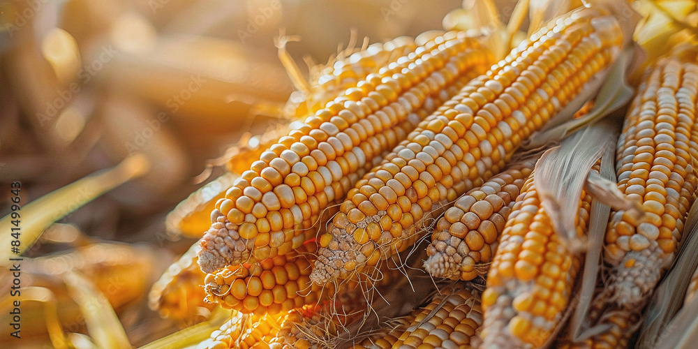 Corn dries under sunlight Corn dries under sunlight