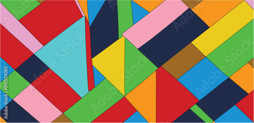 Abstract colorful vector background representing diversity and inclusion in society