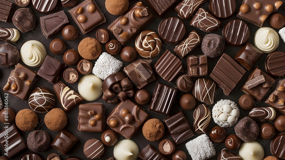 Assorted Chocolate Delights Gourmet Dark Milk White Truffles Pralines Assorted Chocolate Delights Gourmet Dark Milk White Truffles Pralines