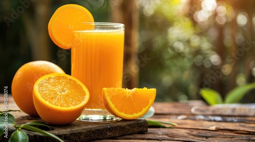 Orange juice is rich in vitamin C