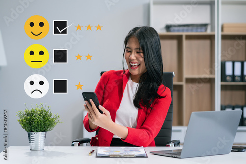 Fotografi Happy Client customer experience concept