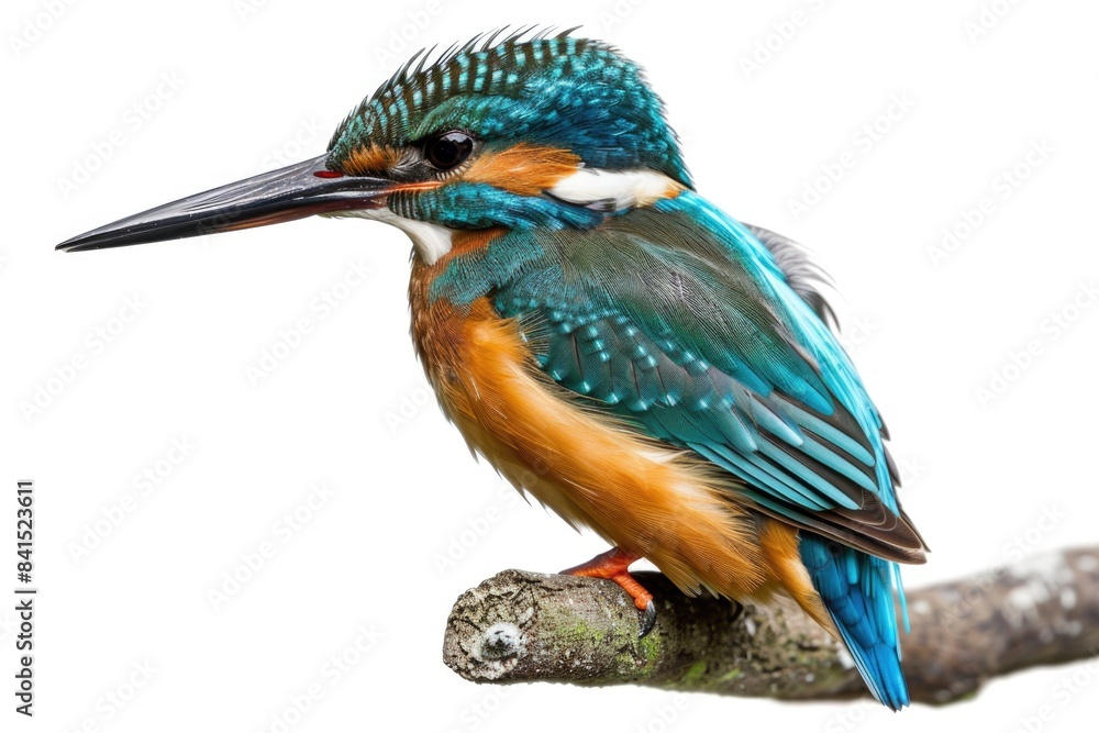 custom made wallpaper toronto digitalA vibrant bird sits atop a tree branch, surrounded by lush greenery