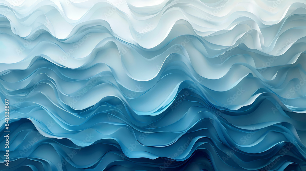 Minimalistic Blue Water Waves Minimalistic Blue Water Waves