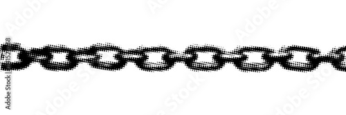 PNG Chain halftone design, transparent background photo