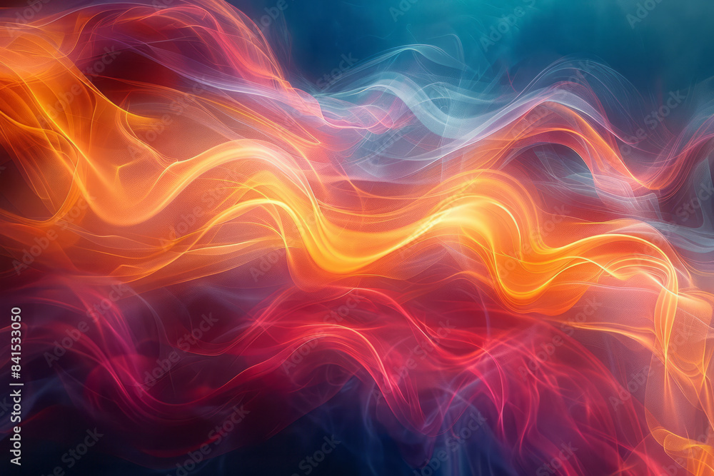 Moving abstract forms creating a dynamic and energetic visual effect, Moving abstract forms creating a dynamic and energetic visual effect,