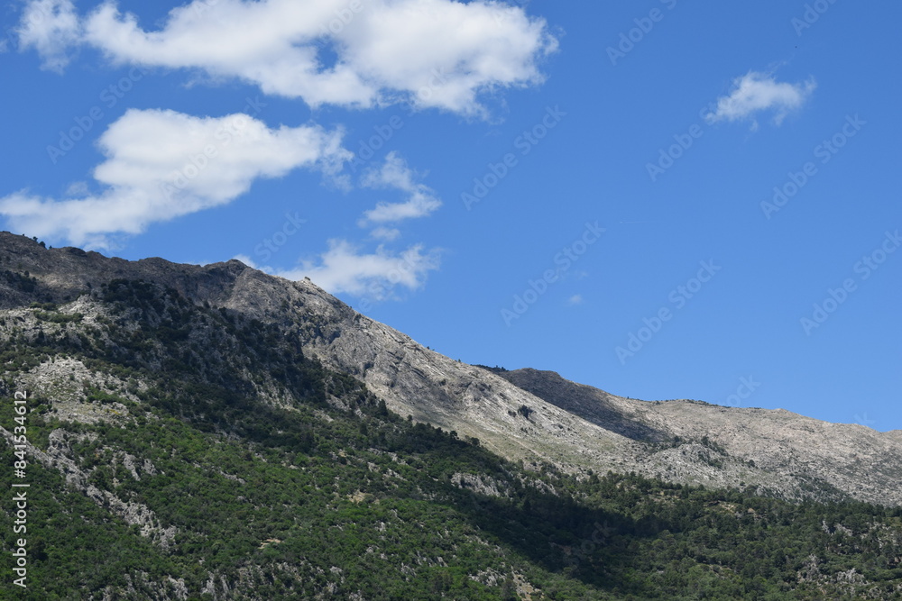 Naturaleza, paisaje, lago, cielo, árboles, montañas, medio ambiente