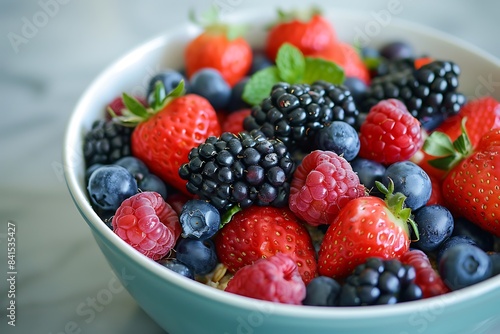 muesli with berries