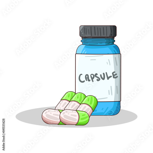 Capsule illustration