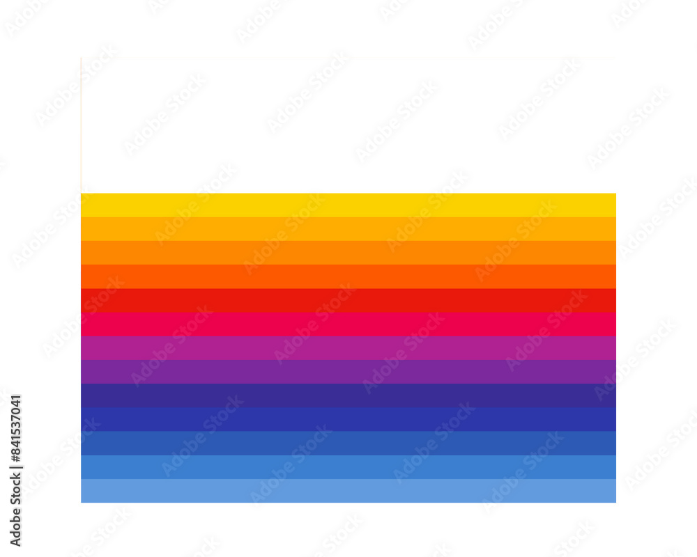Hyphen sign png retro colorful layered symbol, transparent background Hyphen sign png retro colorful layered symbol, transparent background