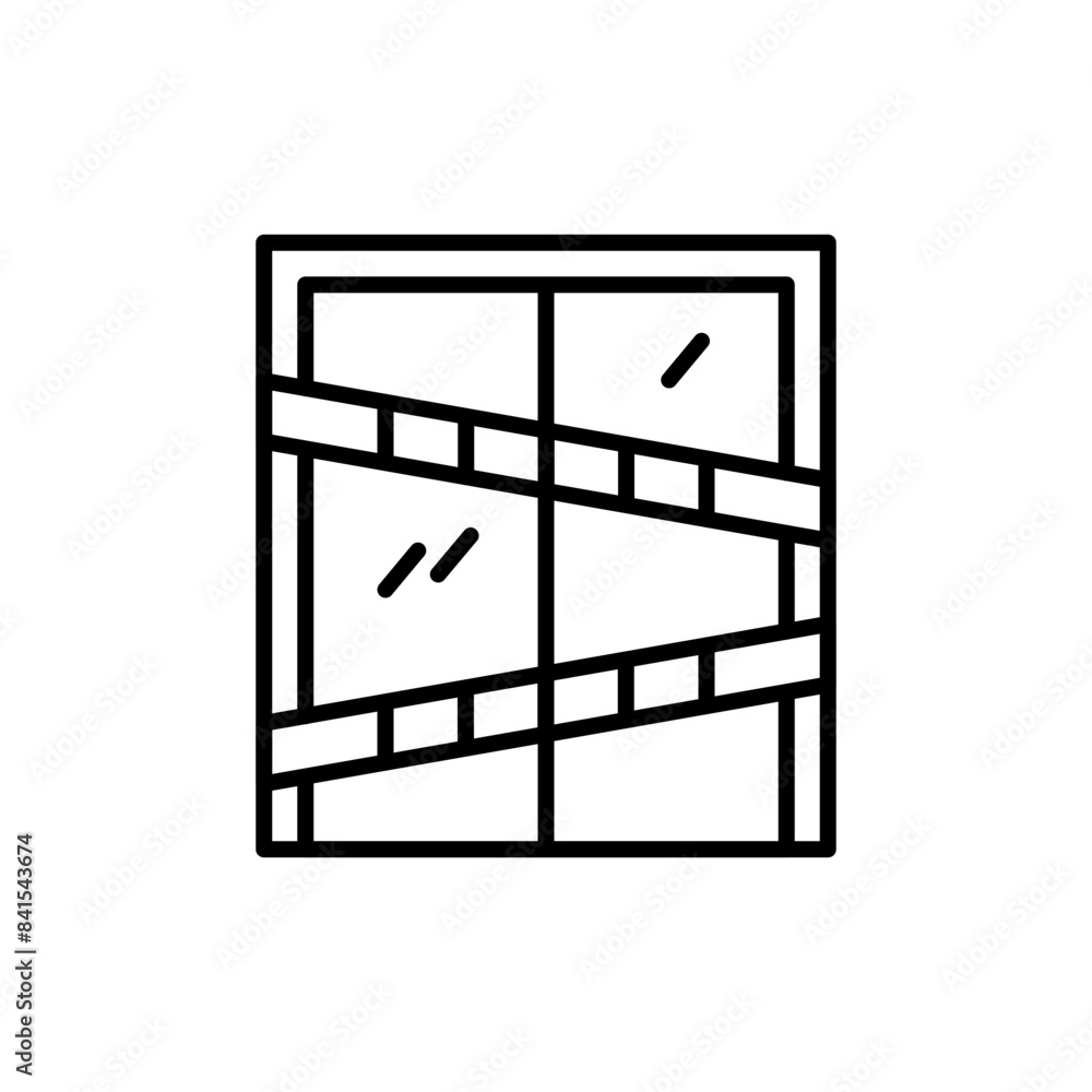 Blocked Elevator outline icons, minimalist vector illustration ,simple transparent graphic element .Isolated on white background Blocked Elevator outline icons, minimalist vector illustration ,simple transparent graphic element .Isolated on white background