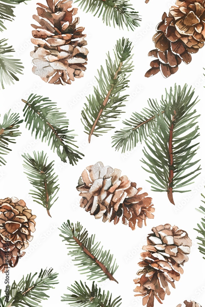 Whimsical Watercolour Pattern for Nature-Inspired Designs Generative AI Whimsical Watercolour Pattern for Nature-Inspired Designs Generative AI