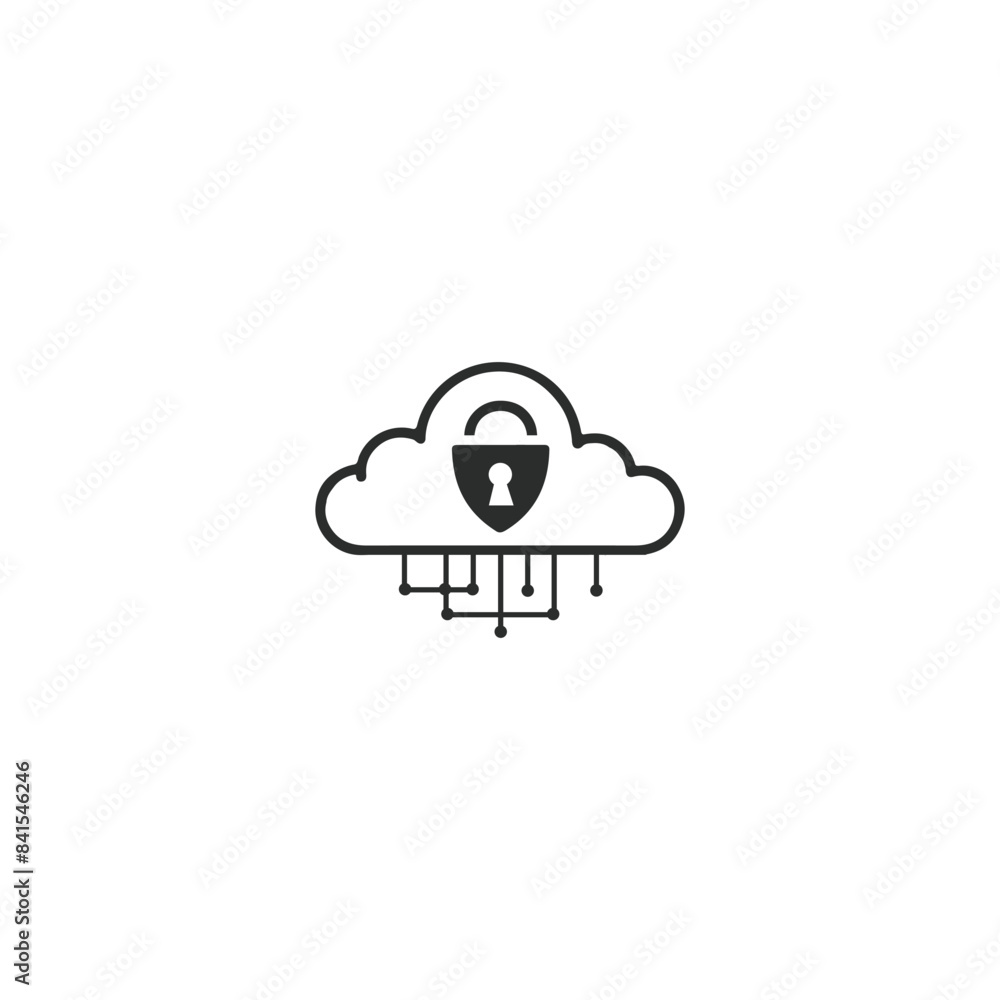 cloud security server logo design vector cloud logo designs template, cloud tech logo designs concept cloud security server logo design vector cloud logo designs template, cloud tech logo designs concept