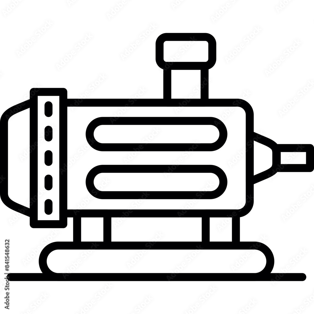 Electric Motor Icon Electric Motor Icon