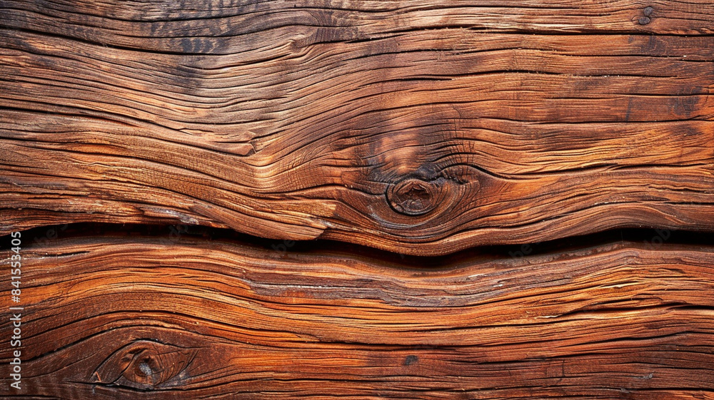 Naklejka premium brown wood texture. - close-up.