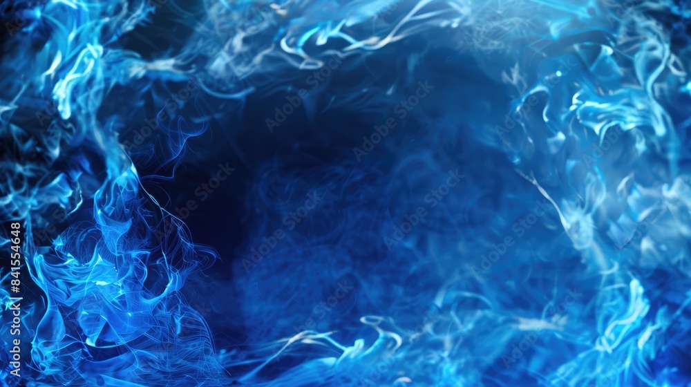 Blue abstract frame background Blue abstract frame background