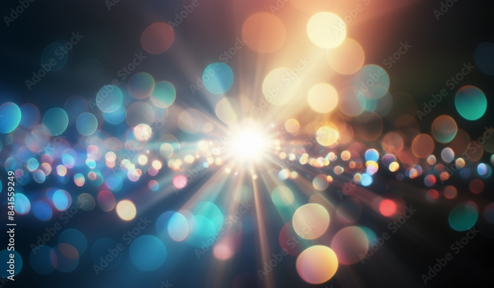 Abstract Light Blur Bokeh or Flare Overlay Effect Abstract Light Blur Bokeh or Flare Overlay Effect