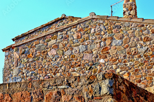 typische spanische Mauer photo