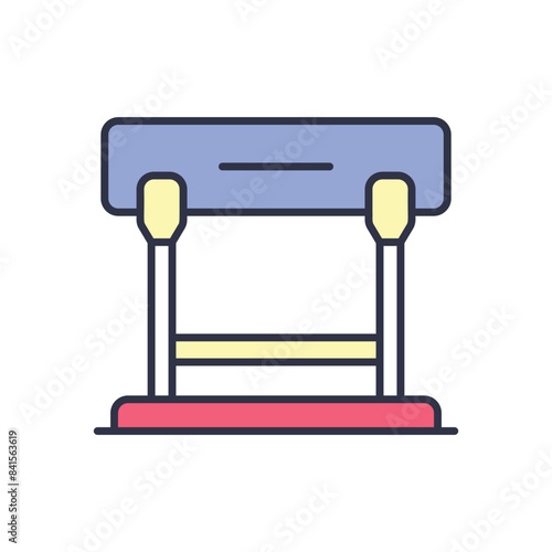 Dodgeball vector icon