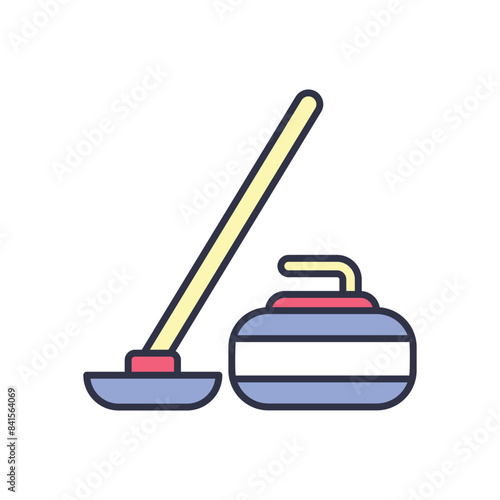 Canvas Print Ice Hockey vector icon