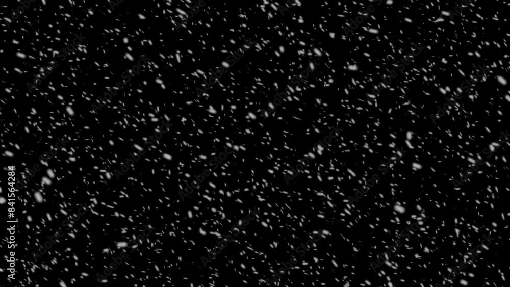 Abstract heavy snowfall overlay, black background - winter, slowly falling snow effect. Abstract heavy snowfall overlay, black background - winter, slowly falling snow effect.