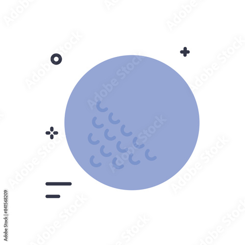 Dodgeball vector icon