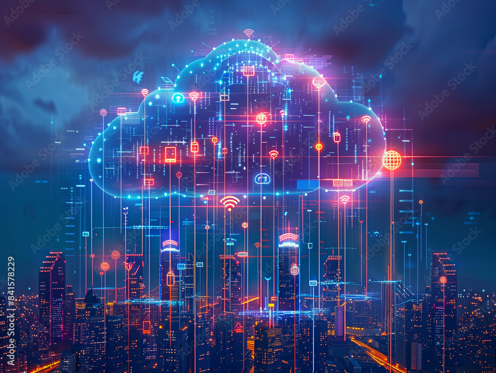5G wireless network, high speed internet, cloud computing or connect diagram technology, Data storage, service, synchronize, online, financial, Connectivity global, smart city 5G wireless network, high speed internet, cloud computing or connect diagram technology, Data storage, service, synchronize, online, financial, Connectivity global, smart city