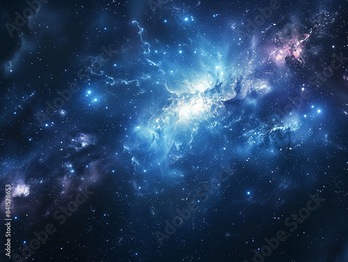 Star field in deep space many light years far from the Earth © niwat