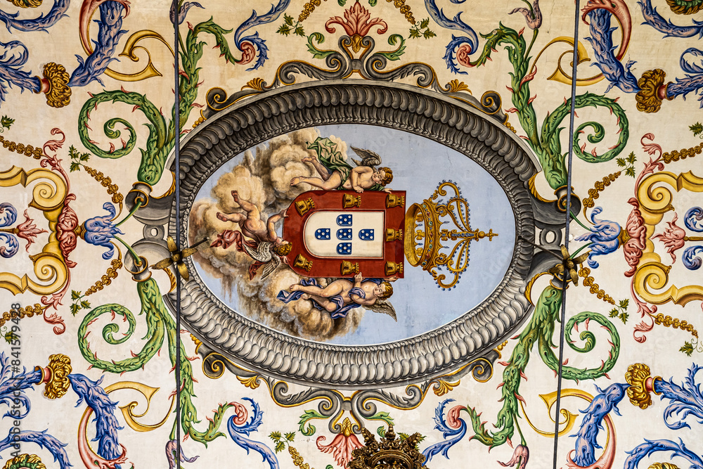 Obraz premium Coimbra University Chapel or Sao Miguel Chapel is a chapel of University of Coimbra, Portugal
