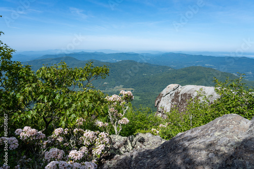 Фотография View from buzzard's roost spur trail at peaks of otter