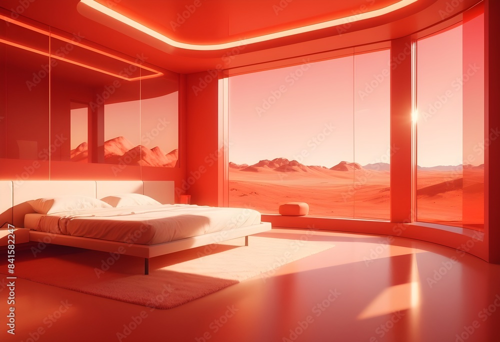 Photo modern style conceptual interior room 3d illustration Photo modern style conceptual interior room 3d illustration